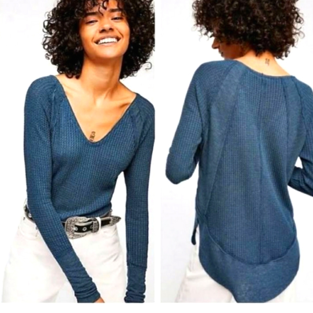 We the free Catalina vnk thermal long sleeve tee.